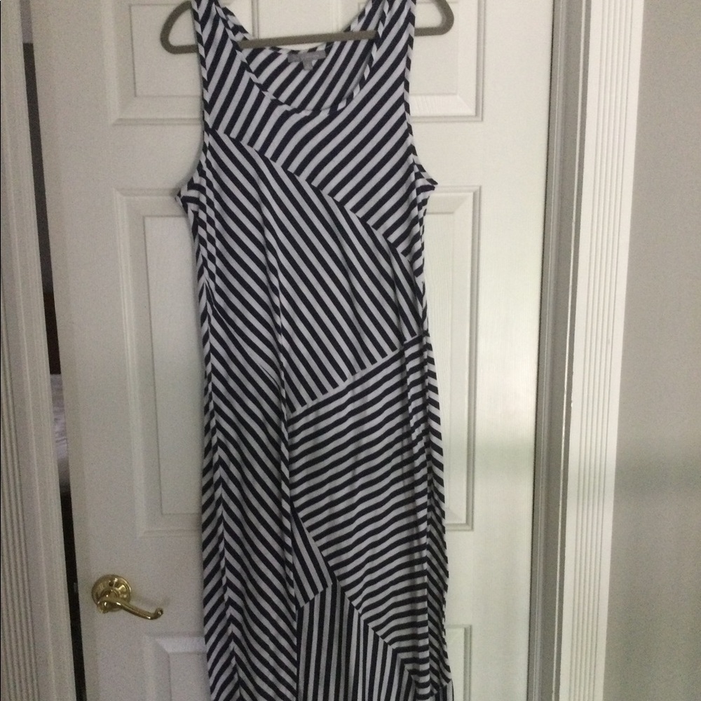 Striped maxi dress